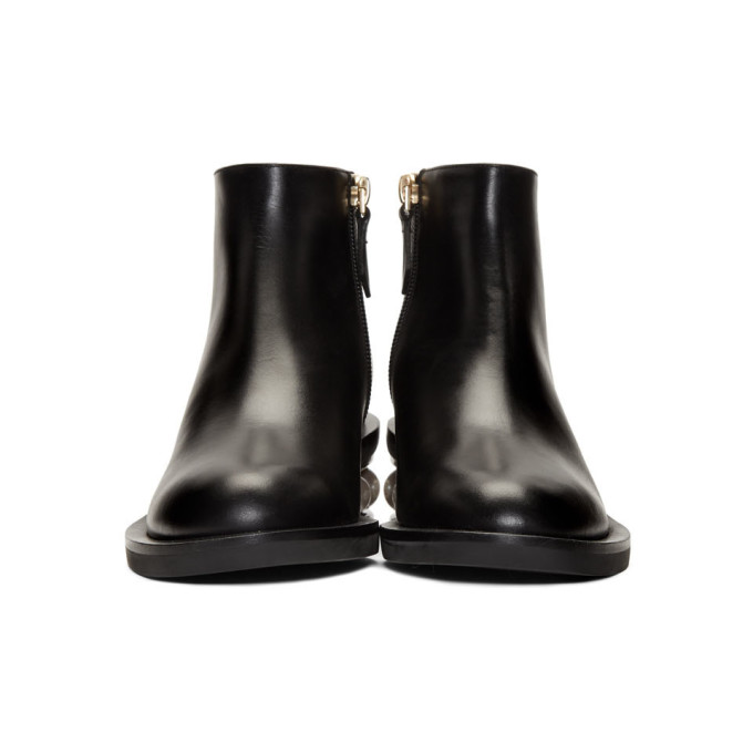 nicholas kirkwood casati faux pearl leather ankle boots