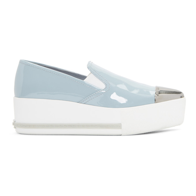 Miu miu cap toe platform sneakers new arrivals
