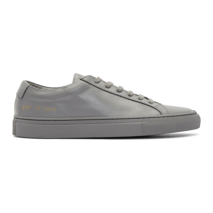 Common Projects Grey Original Achilles Low Sneakers | ModeSens