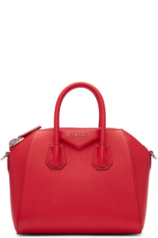 Givenchy - Red Mini Antigona Bag