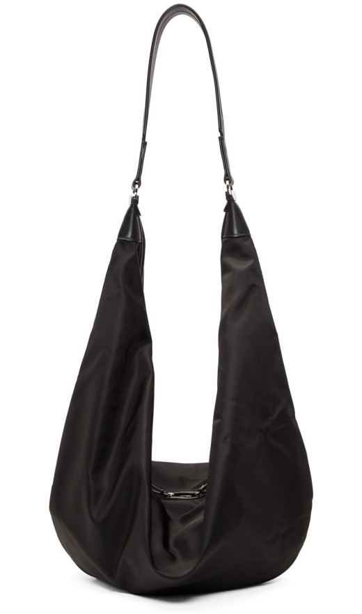 The Row - Black Sling 15 Hobo Bag