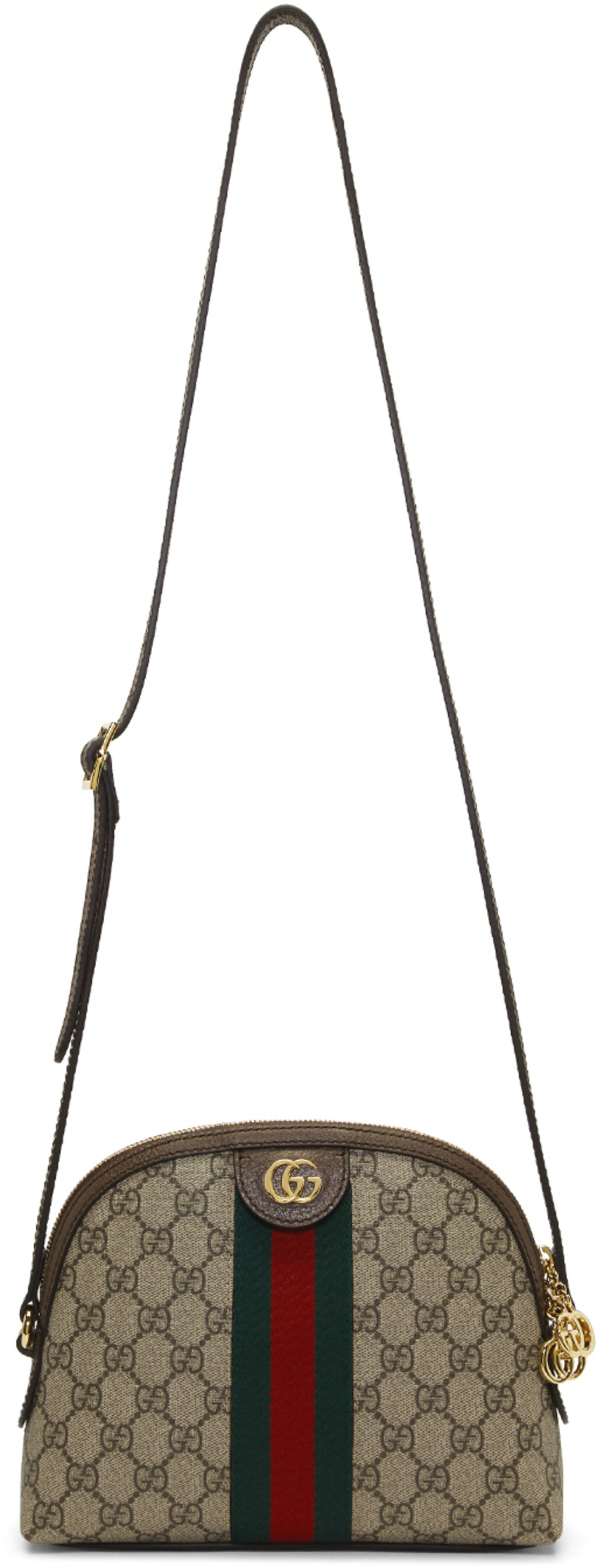 Beige Small Gg Supreme Ophidia Bag