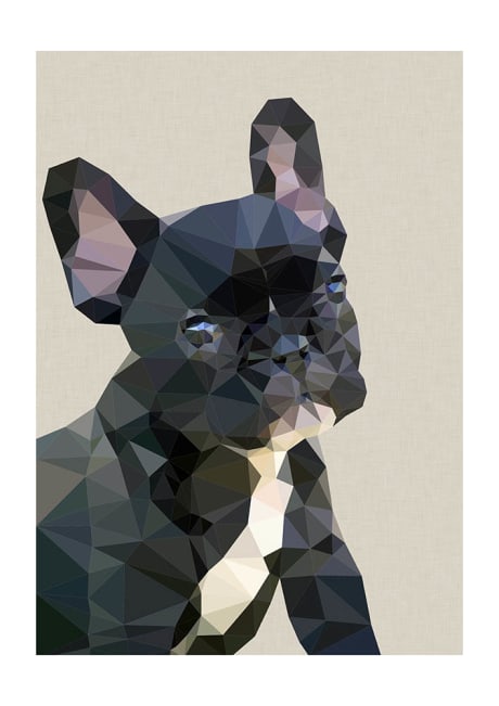 Trouva: East End Prints Frenchie Bulldog A2 Framed Print