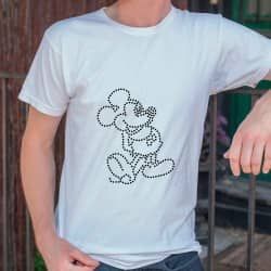 Holografisk  Mickey - strygemærke