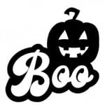 boo, halloween pumpkin