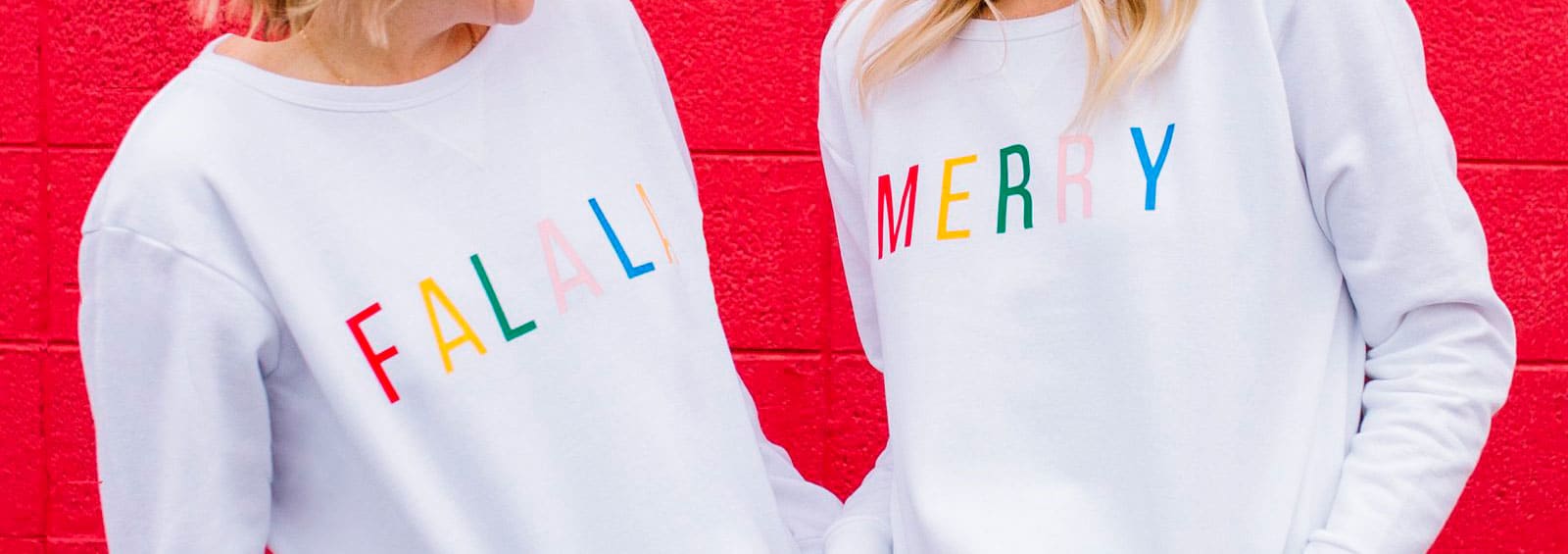 DIY Julesweatshirt med Strygefolie (HTV)