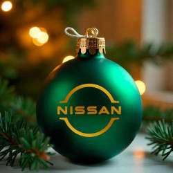 Nissan juleklistermærker til julekugle