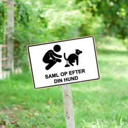 Saml op efter din hund - sticker