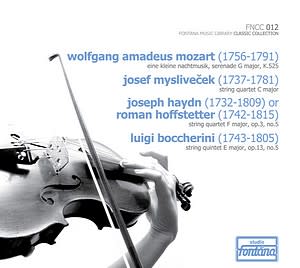 String Quartet E major, op. 13, no. 5 - minuetto