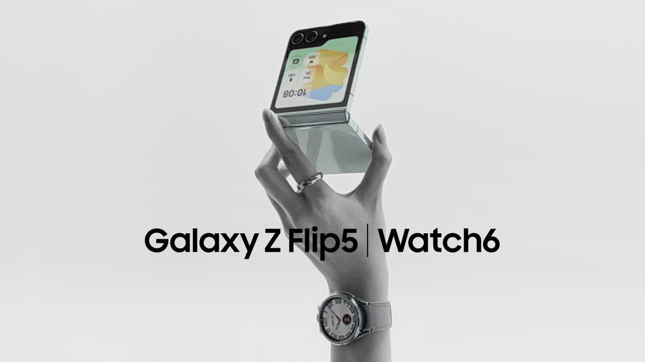 Latest Samsung Galaxy Z Flip5 and Watch6 promotion features &quot;Drumroll&quot; by L&#210;NIS and Little League