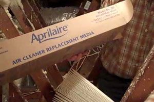 Aprilaire Model 2200 Media Air Cleaner Annual Filter Change