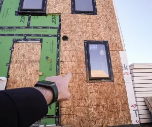 Why is there OSB, ZIP, and Housewrap on this house?