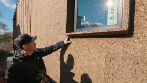 Cork Insulation and Siding - I've never seen this! 