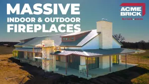  GIANT Fireplace Install! 84" Isokern in Our Texas Barndominium | Black Gold Tour 