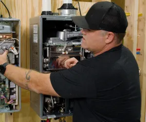 How it works: Non-condensing tankless units.