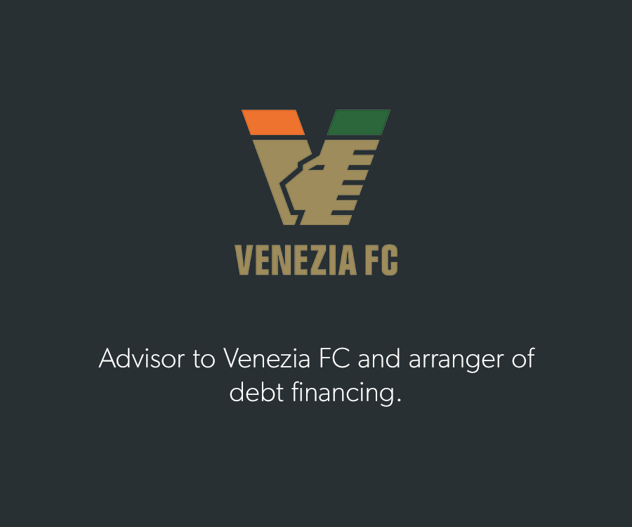 Advisor to Venezia FC and arranger of debt financing.
