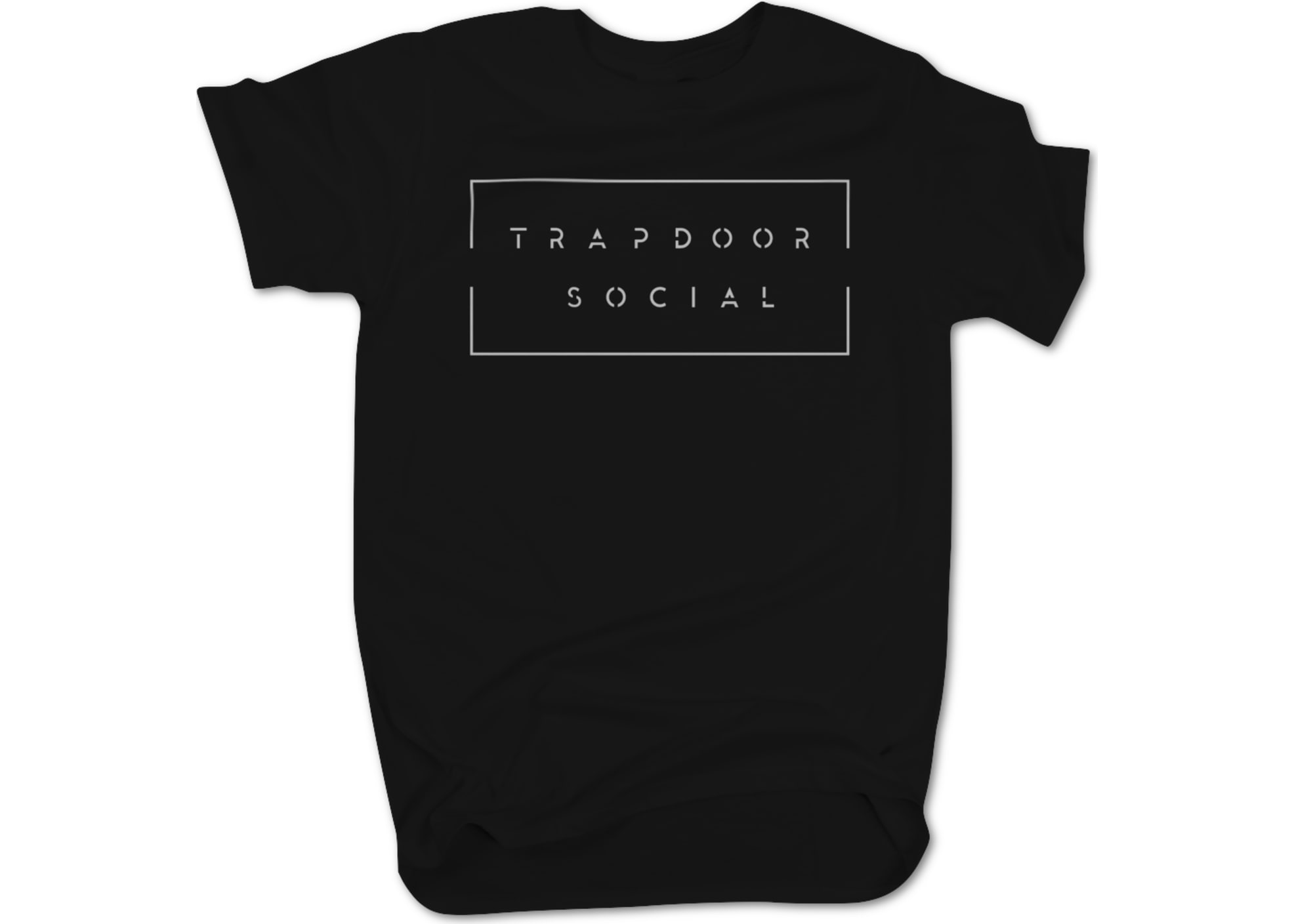 Trapdoor social black band logo 1476401243