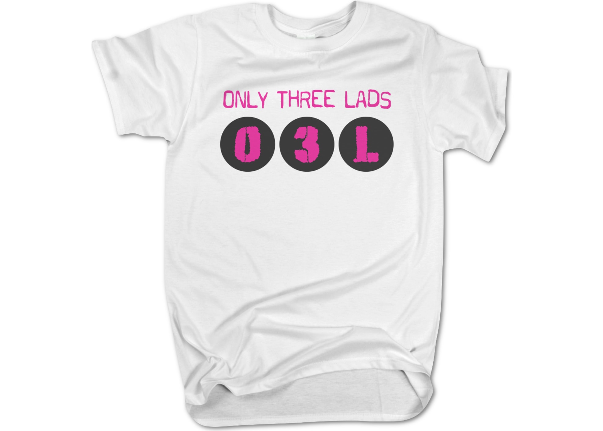 Only three lads o3l podcast   logo design  white  1579509575
