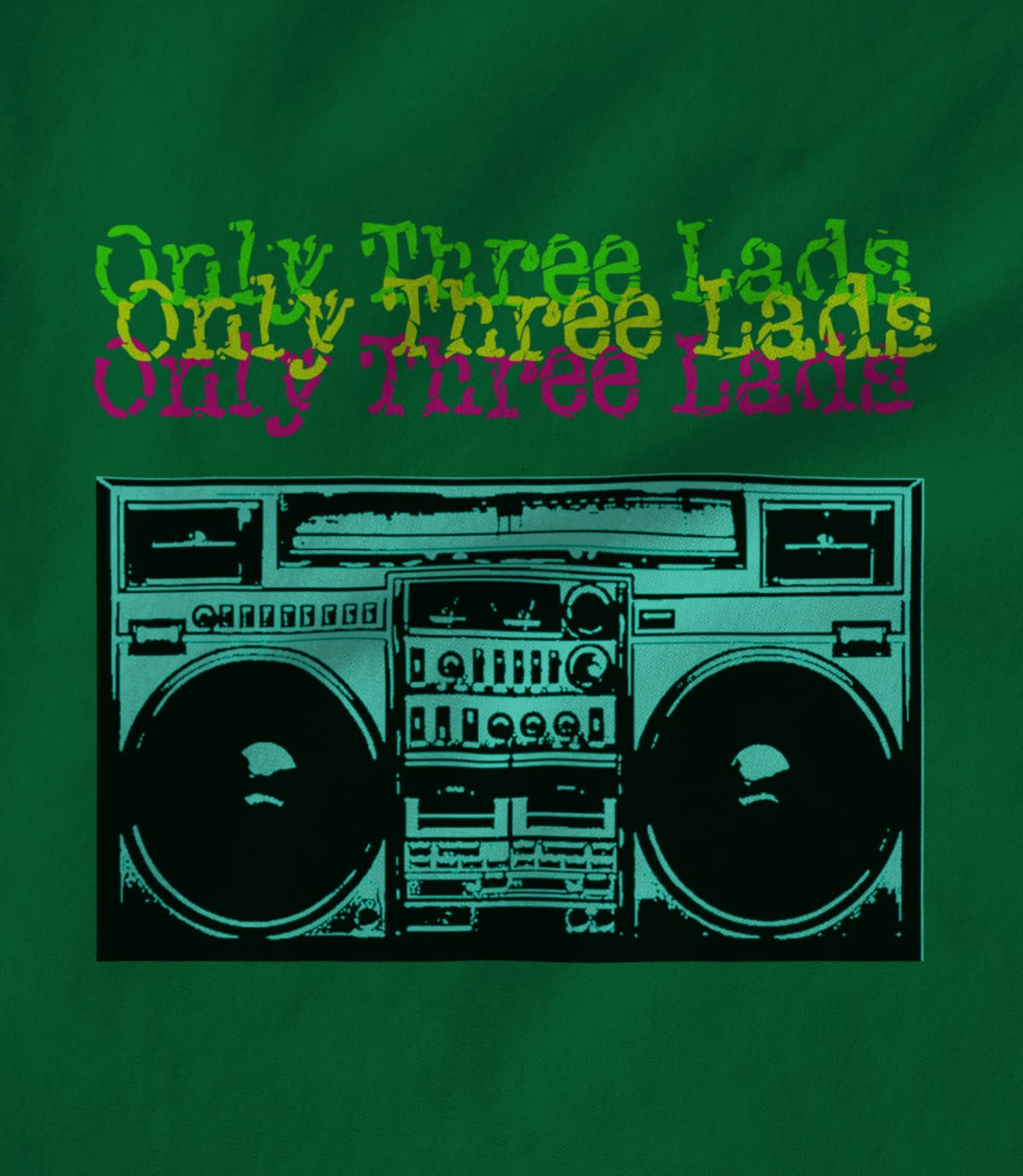 Only three lads o3l   boombox  green  1581058370