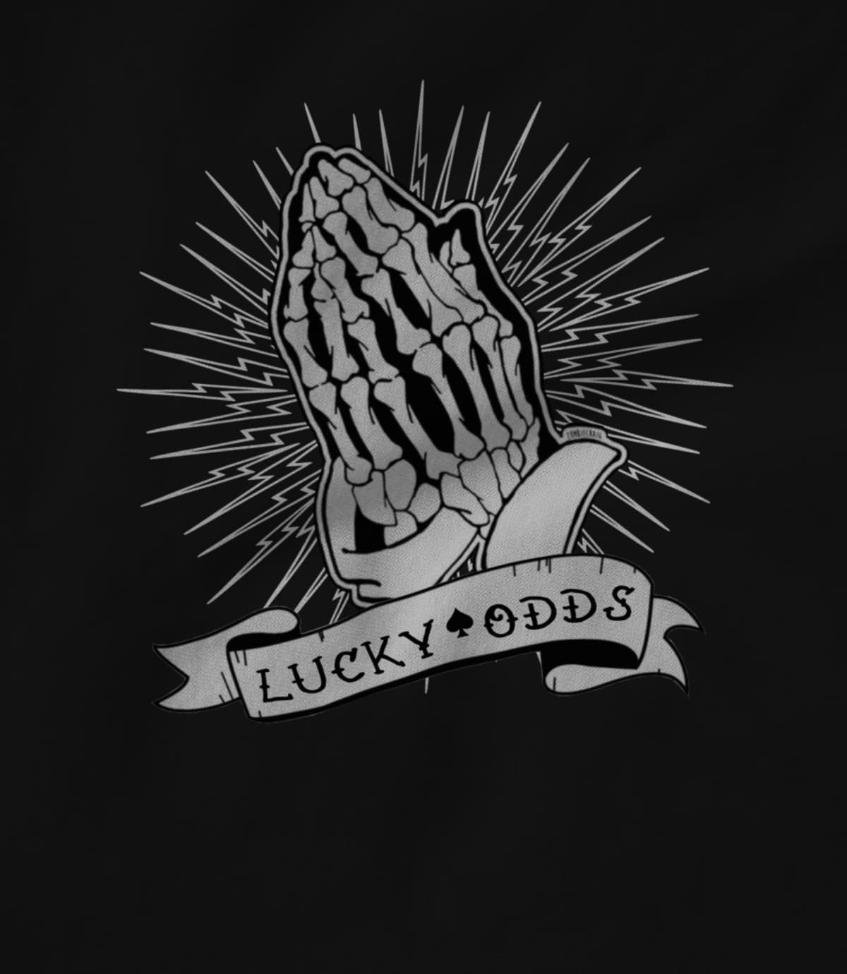 Lucky odds praying hands tee 1532020742