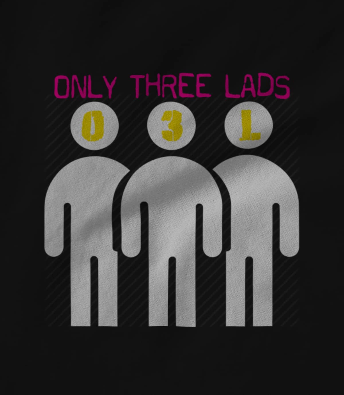 Only three lads o3l podcast   logo design black 1579508607