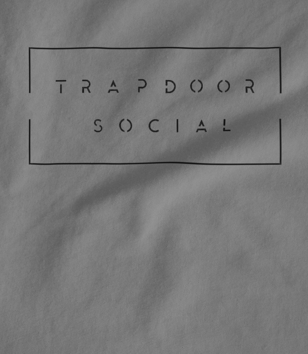 Trapdoor social white band logo 1476398886