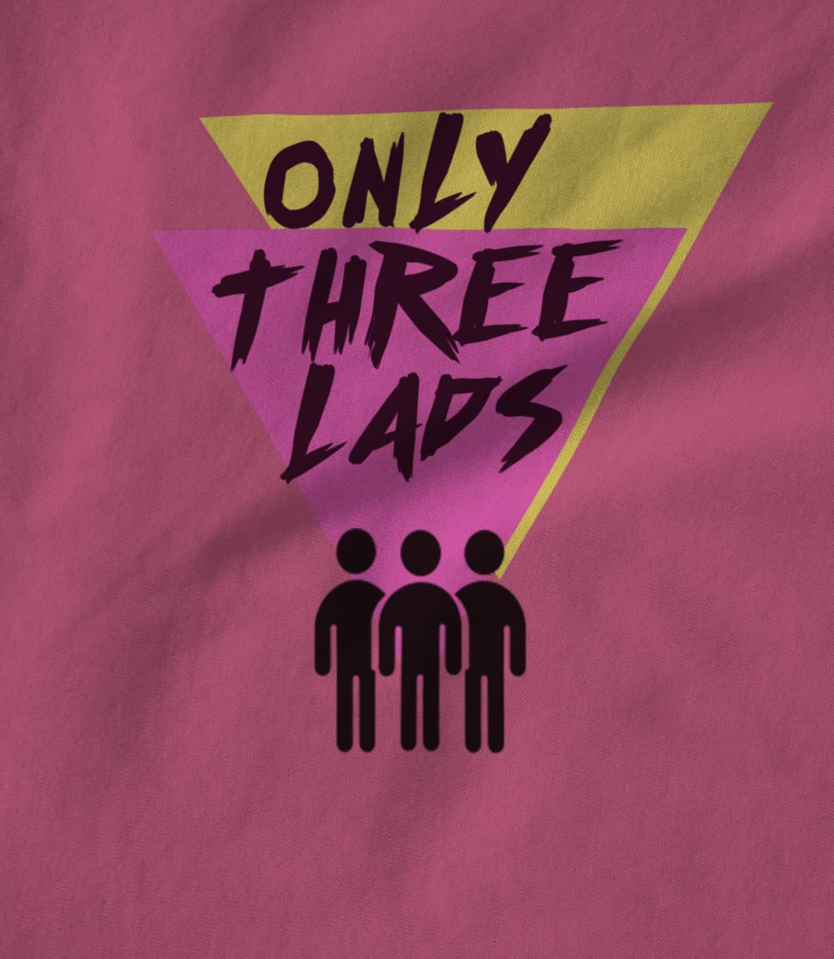 Only three lads o3l   triangles  pink  1579510203