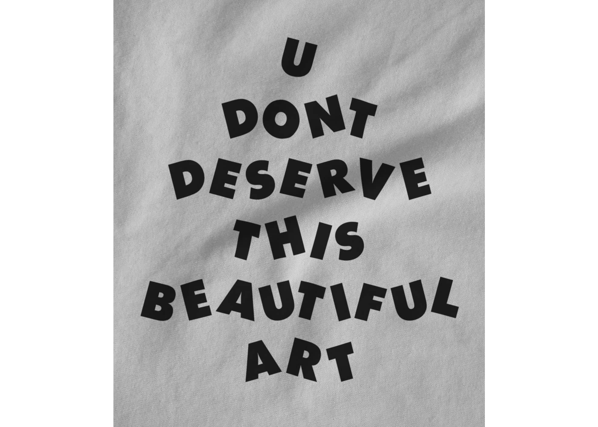 U don t deserve this beautiful art uddtba logo 1514688270
