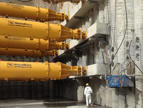 Groundforce Hydraulikabstützungen: Anspruchsvoller Einsatz beim Bauprojekt Frankfurter Opernplatz