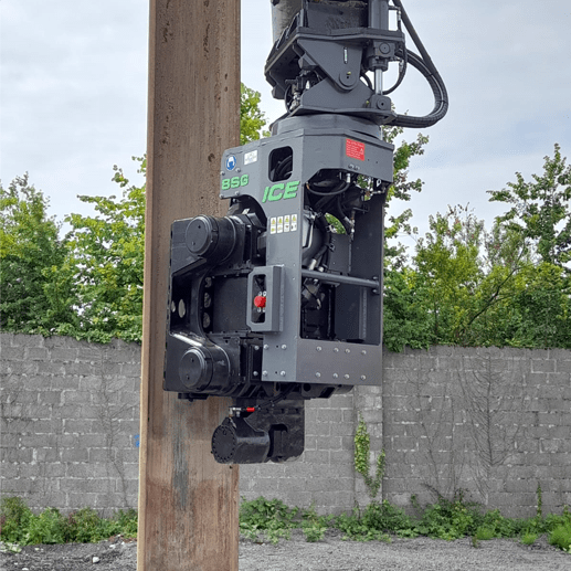 Groundforce launches side-grip piling hammer in Ireland