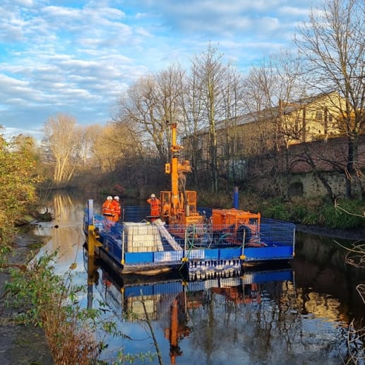 TPA pontoon helps Amey drill down on a walkway detail