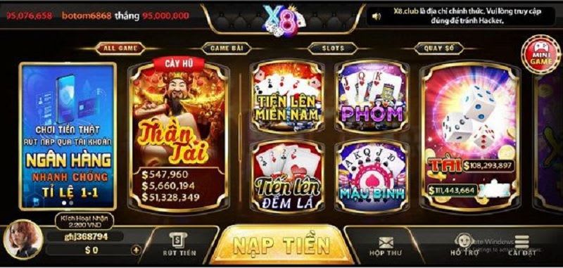 X8 Club – cổng game bài đổi thưởng được game thủ săn đón trong năm 2020 cong game x8 club - X8 Club – cổng game bài đổi thưởng được game thủ săn đón trong năm 2020
