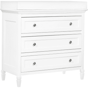 Davinci Perse 3 Drawer Changer Dresser With Changing Tray White