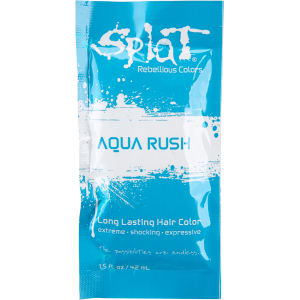 Splat Semi Permanent Aqua Rush Single Hair Dye Packet From Hot Topic