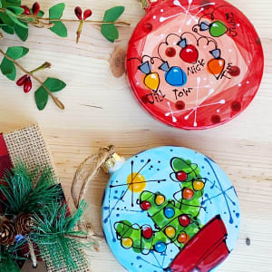 Mommy & Me: Fingerprint Ornament Set