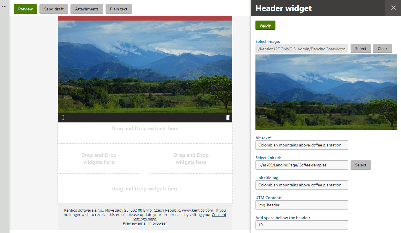 Email images in Kentico Email images in Kentico