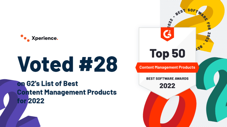 Kentico Xperience made it to the list of Best Software for 2022!