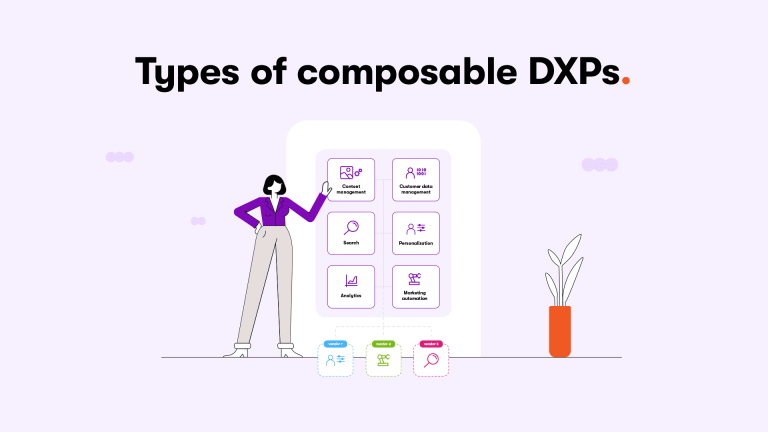 Three types of composable DXP