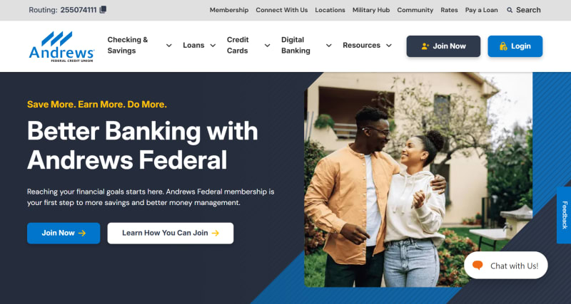 Andrews Federal Credit Union website upgraded to Xperience by Kentico with financial tools and member resources