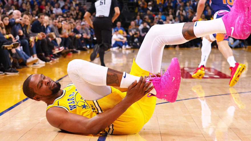 Steve Kerr not too concerned about Kevin Durant ankle ...