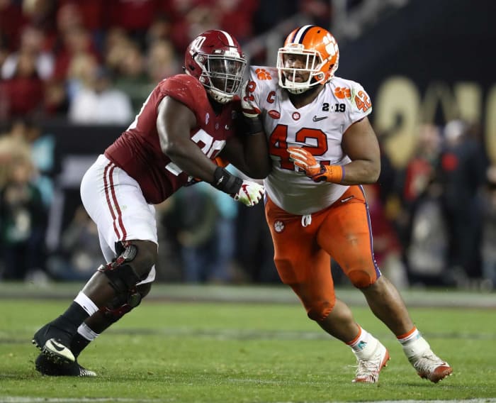 2021 first-round NFL mock draft: Trevor Lawrence heads to NYC - NewsOpener Las Vegas Raiders: Alex Leatherwood, OT, Alabama