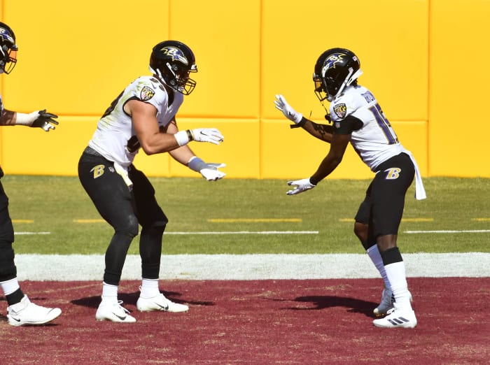 Workmanlike Ravens effort features aerial rebound