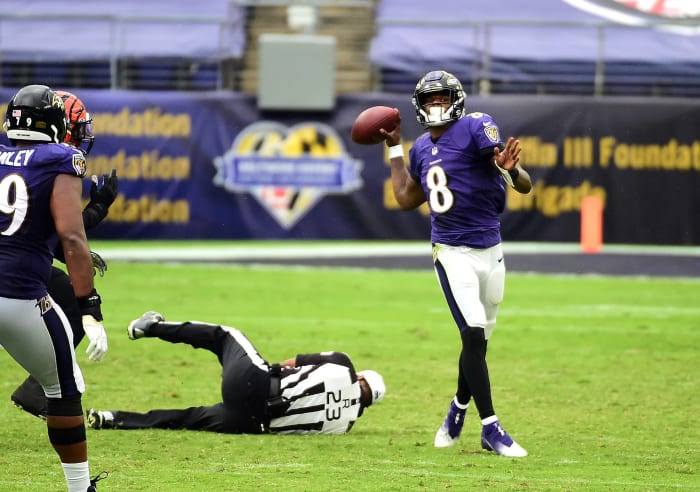 Ravens continue to coast despite uneven offense