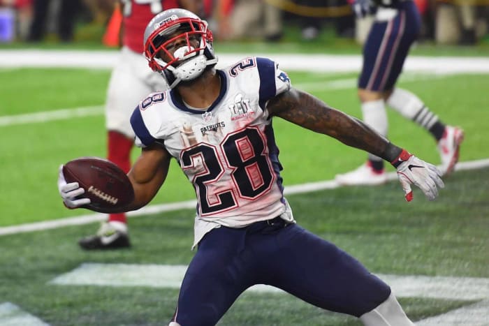 The best individual Super Bowl performances of all time - NewsOpener James White, Super Bowl LI